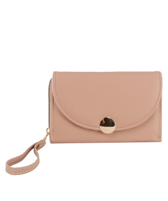 Fashion Flap Wallet Wristlet GLW-0143 TAUPE